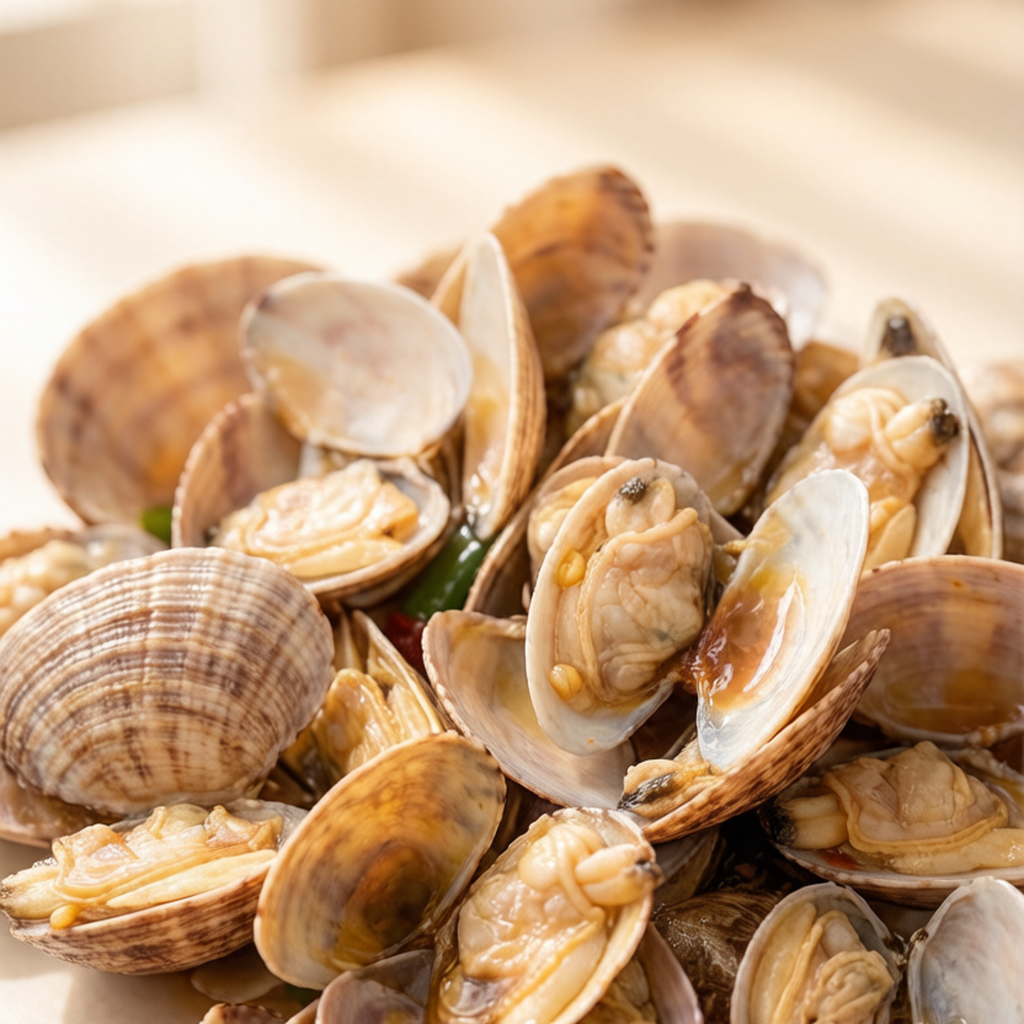 Vongole Fresche in Confezione Sottovuoto
